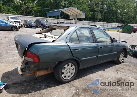 2001 Nissan Sentra Xe из США, поврежденный, VIN 3N1CB51D41L456063